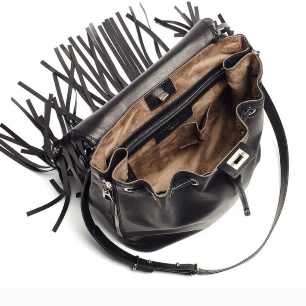 Barbara Bui Suede Fringe Bag - Picture 14 of 16
